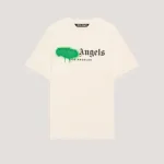 Palm Angels Spray City Los Angeles T-Shirt Front Side View
