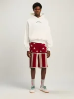 Palm Angels Back Curved Logo Loose Hoodie Wear