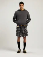 Palm Angels Back Palms Knit Hoodie Full Body