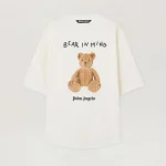 Palm Angels Bear In Mind Over T-Shirt Front Side