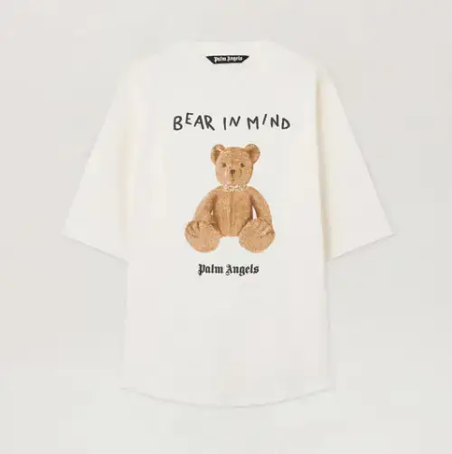 Palm Angels Bear In Mind Over T-Shirt Front Side