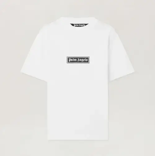 Palm Angels Box Logo T-Shirt White Front Side