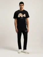 Palm Angels Broken Bear T-Shirt Black Wear