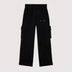 Palm Angels Classic Logo Cargo Track Pant Front View