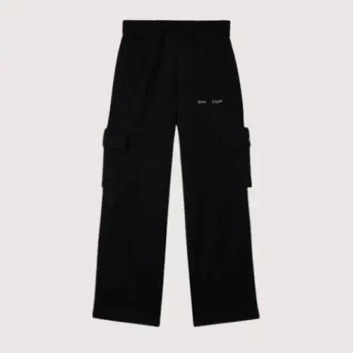 Palm Angels Classic Logo Cargo Track Pant Front View