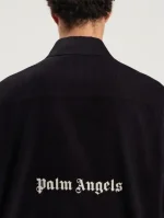 Palm Angels Classic Logo Corduroy Overshirt Back Side View