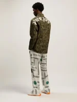 Palm Angels Classic Logo Snake Overshirt Back Side