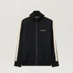 Palm Angels Classic Logo Track Jacket Black Front Side