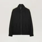 Palm Angels Classic Logo Windbreaker Jacket Front Side View