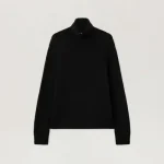 Palm Angels Curved Logo Tneck Sweater Front
