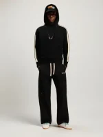 Palm Angels Curved Logo Track Hoodie Full View