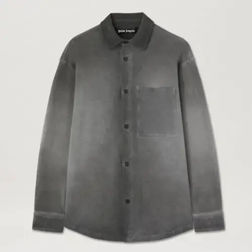 Palm Angels GD Classic Logo Overshirt Front Side