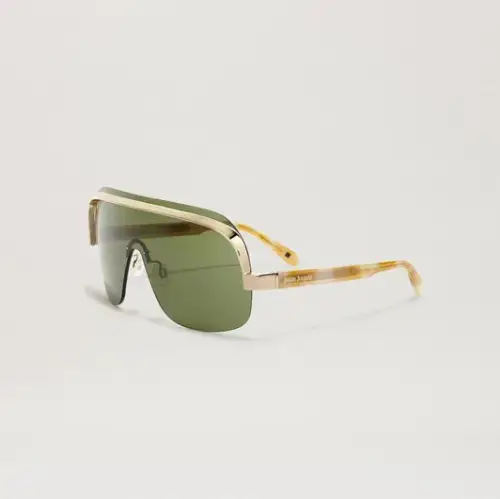 Palm Angels King Sunglasses Green Lens