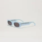 Palm Angels Noah Sunglasses Blue Color Frame