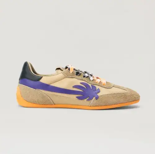 Palm Angels PA 5 Sneakers Beige Side View