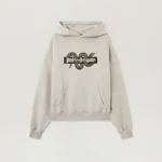 Palm Angels Snake Graphic Hoodie Front Side
