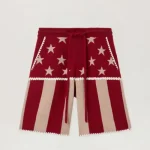 Palm Angels Stars and Stripes Shorts Front Side