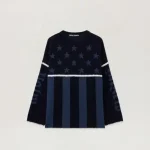 Palm Angels Stars and Stripes Sweater Front Side