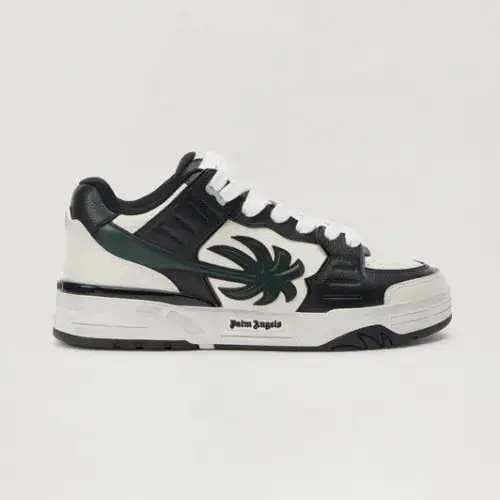 Palm Angels Venice Worn Out Sneakers Black Side View