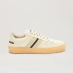 Palm Angels x Monaco 2 Sneakers Beige Front Side