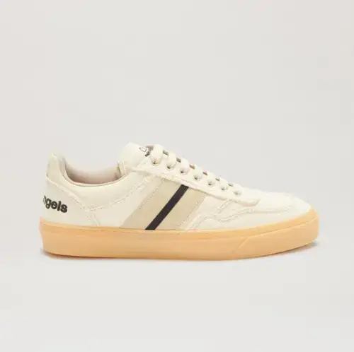 Palm Angels x Monaco 2 Sneakers Beige Front Side