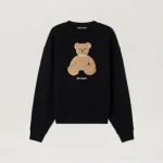 Palm Angels Bear Sweatshirt Black front