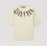 Palm Angels Big Neck Logo Loose T-Shirt Front