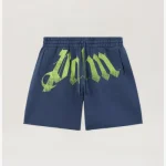 Palm Angels Big Waist Logo Sweatshorts Front