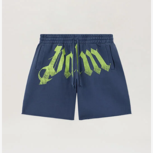 Palm Angels Big Waist Logo Sweatshorts Front