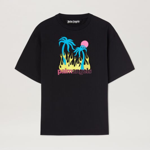 Palm Angels Burning Oasi Slim Tee Front