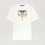 Palm Angels Crystal Pin Up Tee Front