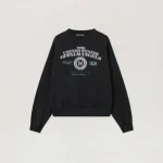 Palm Angels Dollar Loose Crew Sweatshirt Front