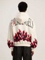 Palm Angels Flames Loose Hoodie Back Side