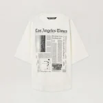 Palm Angels PaxLaTimes News Over T-shirt Front