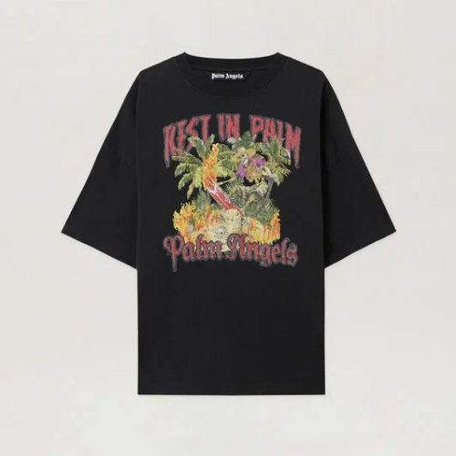 Palm Angels Rest In Palm Loose T-Shirt Front