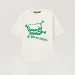 Palm Angels Skull T-Shirt White Front