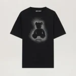 Palm Angels Spray Bear T-Shirt Black Front