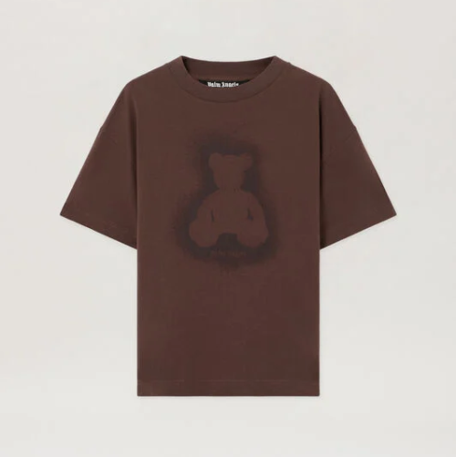 Palm Angels Spray Bear T-Shirt Front